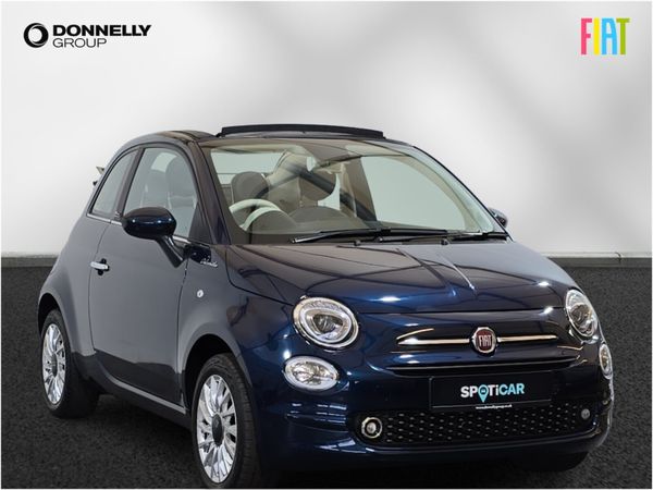Fiat 500 Convertible, Petrol, 2022, Blue