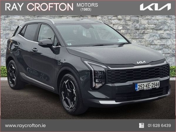 Kia Sportage SUV, Diesel Hybrid, 2025, Black