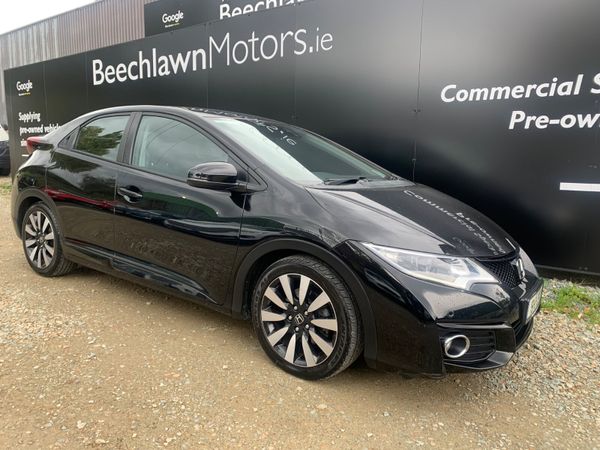 Honda Civic Hatchback, Petrol, 2015, Black