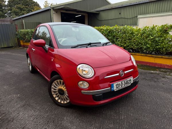 Fiat 500 Hatchback, Petrol, 2013, Red