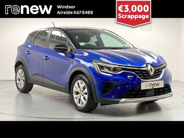 Renault Captur Hatchback, Petrol, 2022, Blue