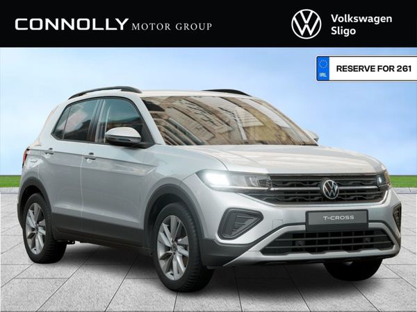 Volkswagen T-Cross SUV, Petrol Hybrid, 2026, Silver