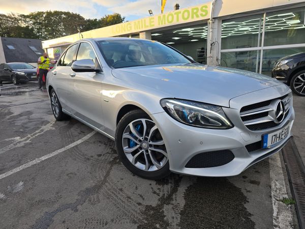 Mercedes-Benz C-Class Saloon, Petrol Plug-in Hybrid, 2017, Silver
