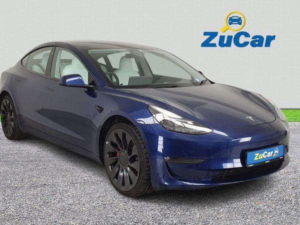Tesla Model 3 Saloon, Electric, 2023, Blue