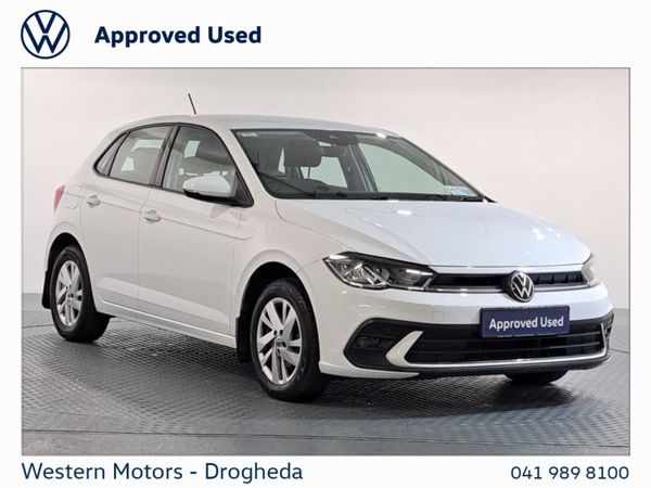 Volkswagen Polo Hatchback, Petrol, 2022, White