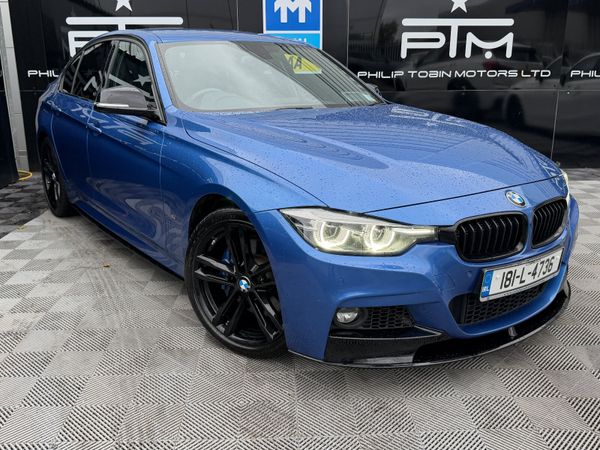 BMW 3-Series Saloon, Petrol Plug-in Hybrid, 2018, Blue