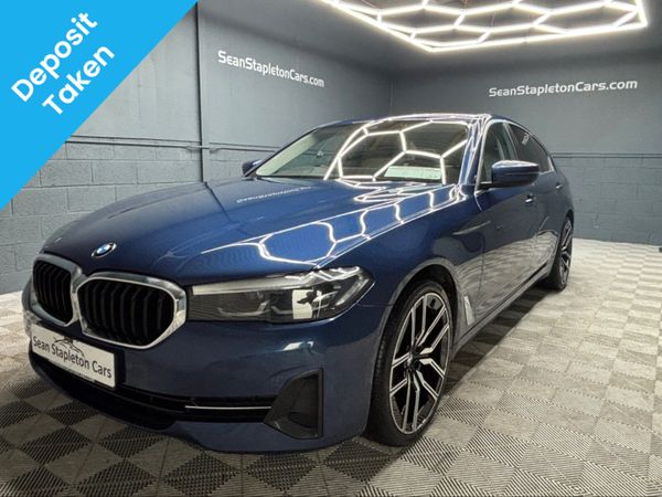 BMW 5-Series Saloon, Diesel, 2021, Blue