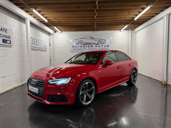 Audi A4 Saloon, Diesel, 2017, Red