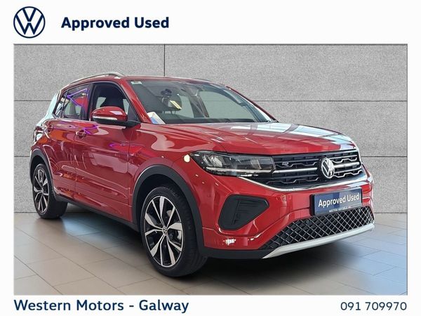 Volkswagen T-Cross Crossover, Petrol, 2024, Red