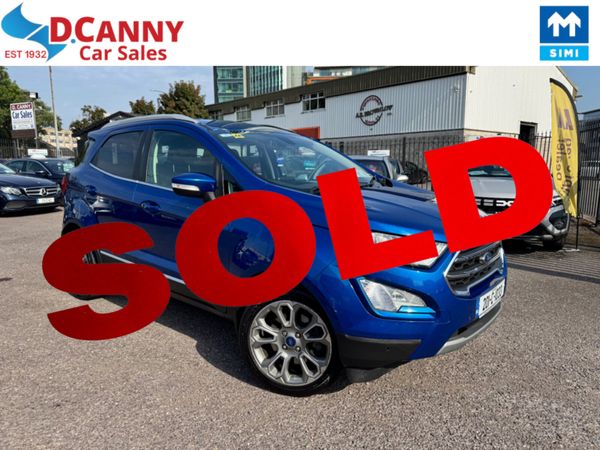 Ford EcoSport Hatchback, Petrol, 2020, Blue