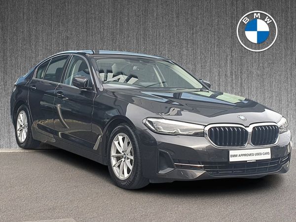 BMW 5-Series Saloon, Diesel Hybrid, 2021, Grey