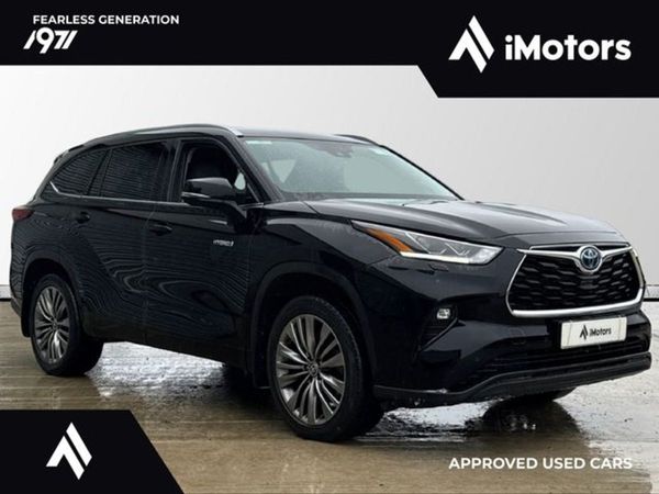 Toyota Highlander SUV, Hybrid, 2021, Black
