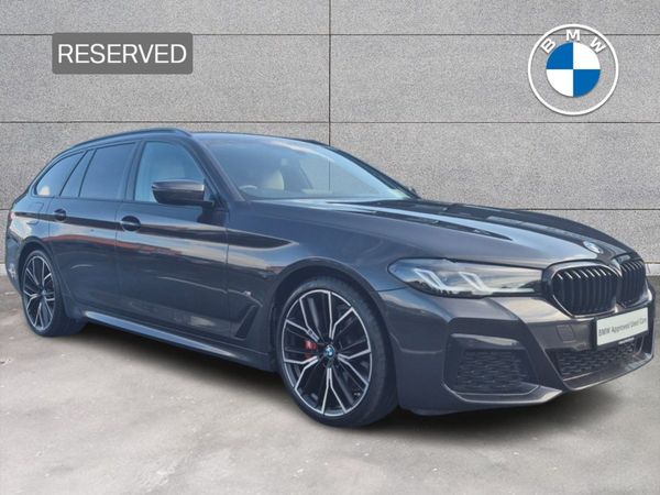 BMW 5-Series Estate, Diesel Hybrid, 2023, Grey
