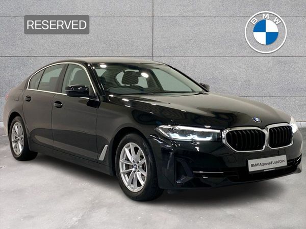 BMW 5-Series Saloon, Diesel Hybrid, 2022, Black