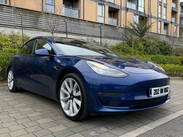 Tesla Model 3 Saloon, Electric, 2020, Blue