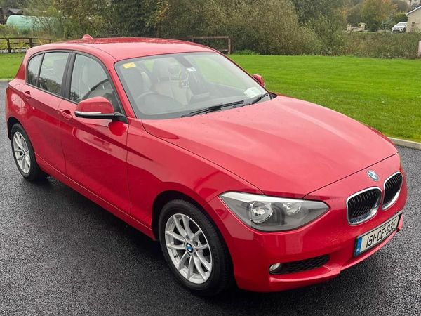 BMW 1-Series Hatchback, Diesel, 2015, Red