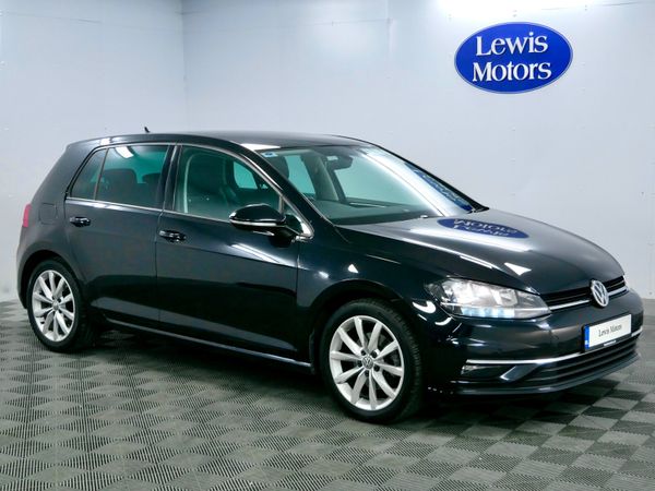 Volkswagen Golf Hatchback, Diesel, 2019, Black
