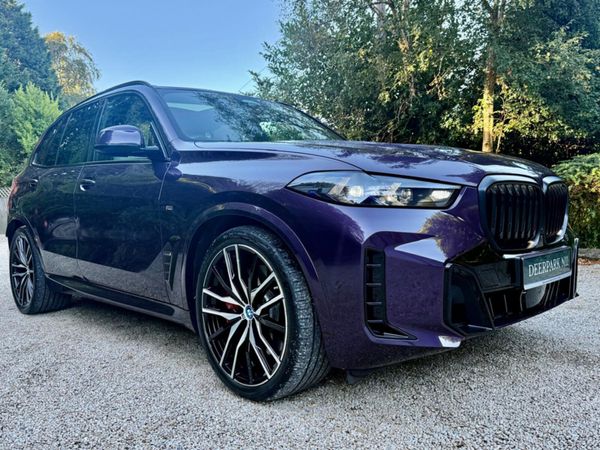 BMW X5 SUV, Petrol Hybrid, 2023, Purple
