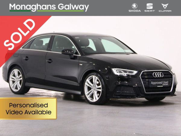 Audi A3 Saloon, Diesel, 2018, Black