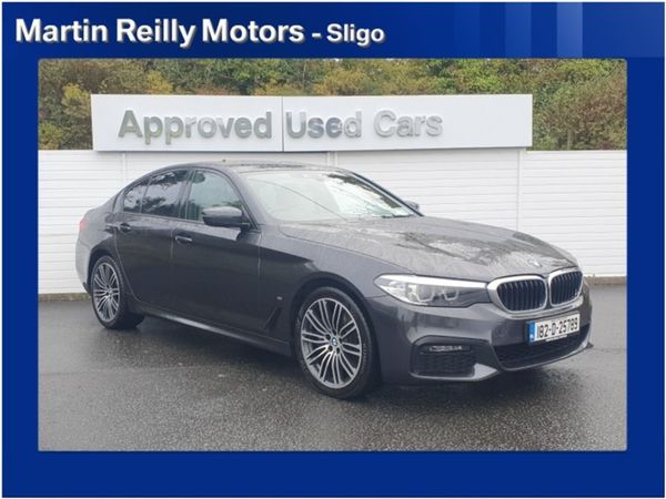 BMW 5-Series Saloon, Petrol Plug-in Hybrid, 2018, Grey