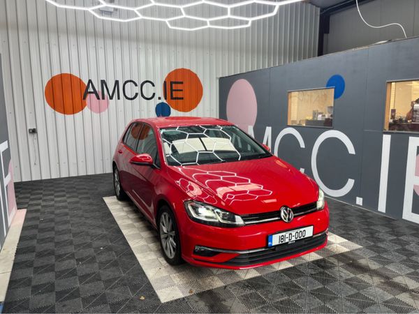 Volkswagen Golf Hatchback, Petrol, 2018, Red