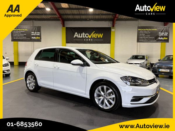 Volkswagen Golf Hatchback, Petrol, 2018, White