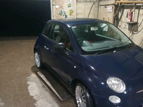 Fiat 500 Hatchback, Petrol, 2012, Blue