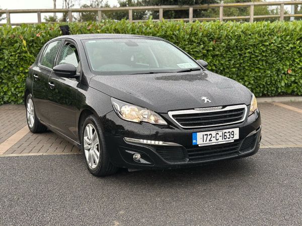 Peugeot 308 Hatchback, Petrol, 2017, Black