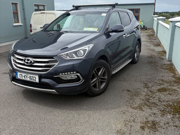 Hyundai Santa Fe SUV, Diesel, 2017, Blue