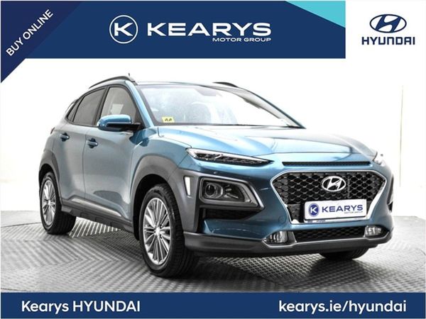 Hyundai KONA Crossover, Petrol, 2019, Blue