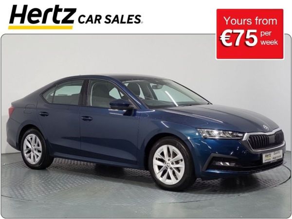 Skoda Octavia Saloon, Petrol, 2024, Blue