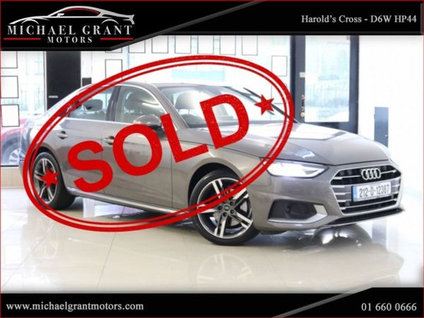 Audi A4 Saloon, Diesel, 2021, Grey