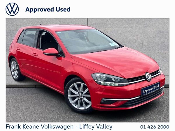 Volkswagen Golf Hatchback, Petrol, 2018, Red