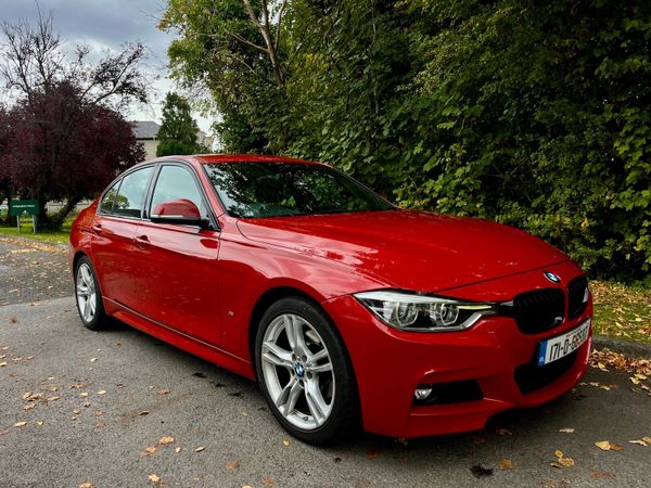 BMW 3-Series Saloon, Petrol Plug-in Hybrid, 2017, Red