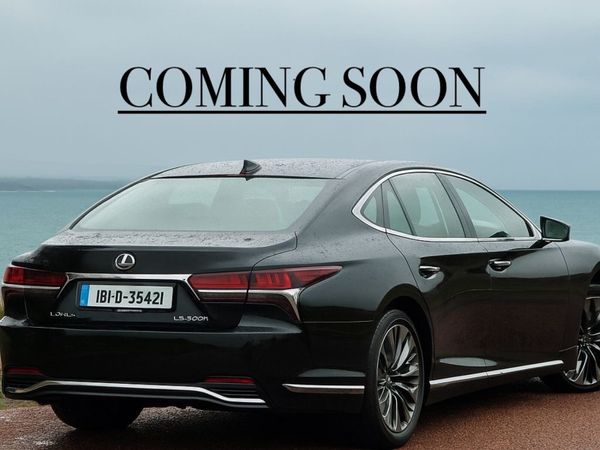 Lexus LS Saloon, Petrol Hybrid, 2018, Black