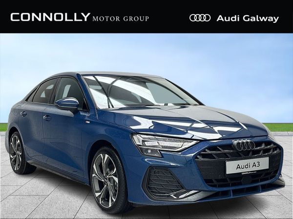 Audi A3 Saloon, Petrol, 2026, Blue