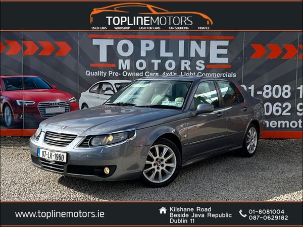 Saab 9-5 Saloon, Ethanol Petrol, 2007, Grey