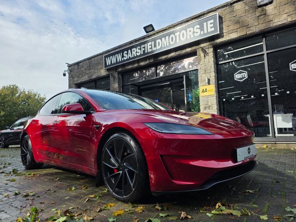 Tesla Model 3 Saloon, Electric, 2024, Red