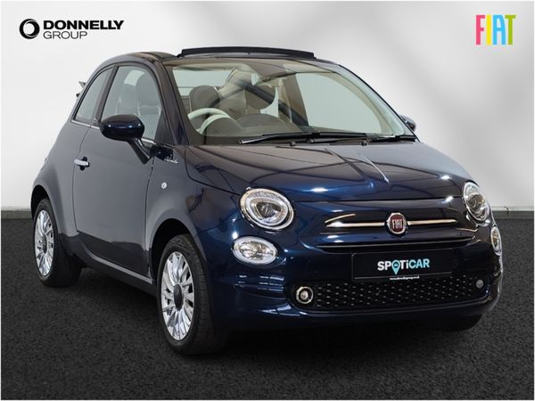 Fiat 500 Convertible, Petrol, 2022, Blue