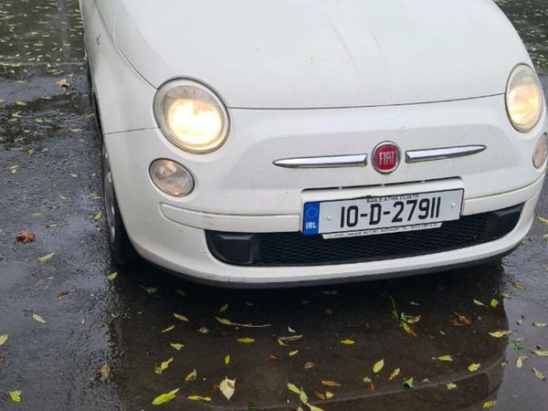 Fiat 500 Hatchback, Petrol, 2010, White