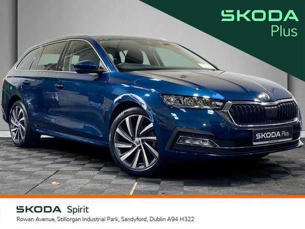 Skoda Octavia Estate, Petrol, 2023, Blue