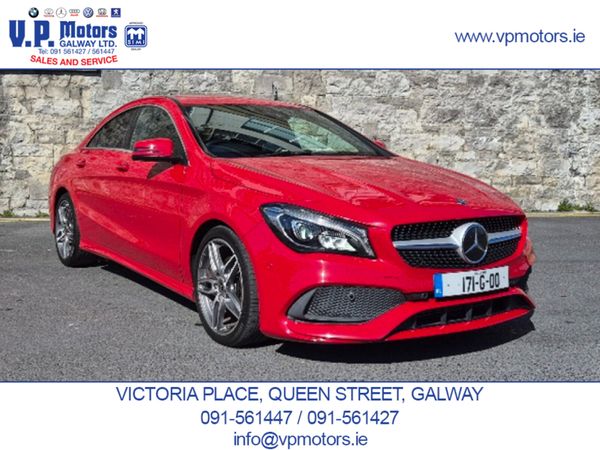 Mercedes-Benz CLA Saloon, Petrol, 2017, Red