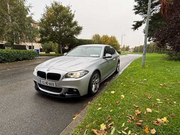 BMW 5-Series Saloon, Diesel, 2015, Silver
