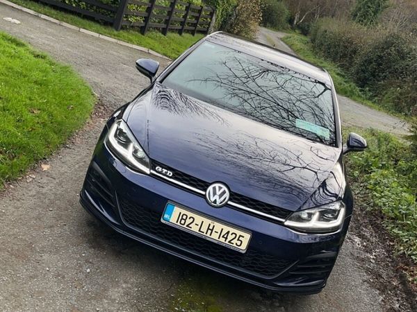 Volkswagen Golf Hatchback, Diesel, 2018, Blue