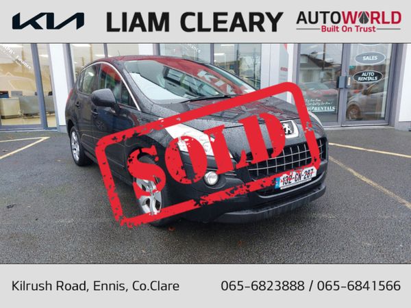 Peugeot 3008 MPV, Diesel, 2013, Black