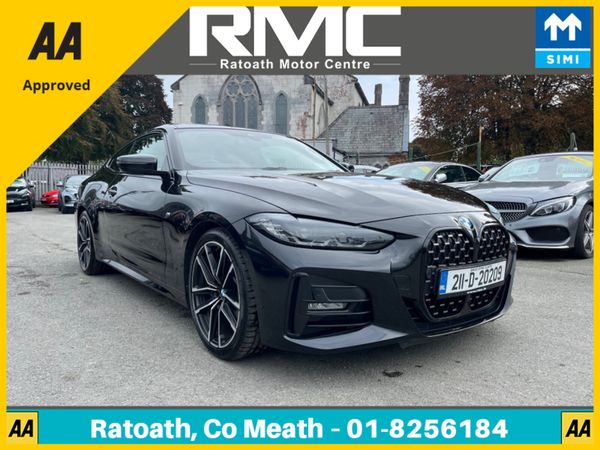 BMW 4-Series Coupe, Diesel, 2021, Black