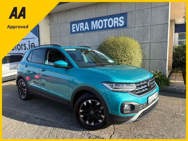 Volkswagen T-Cross SUV, Petrol, 2023, Blue