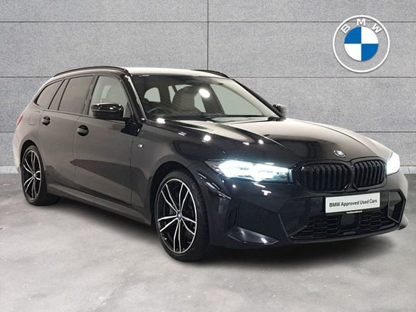 BMW 3-Series Estate, Petrol Plug-in Hybrid, 2024, Black