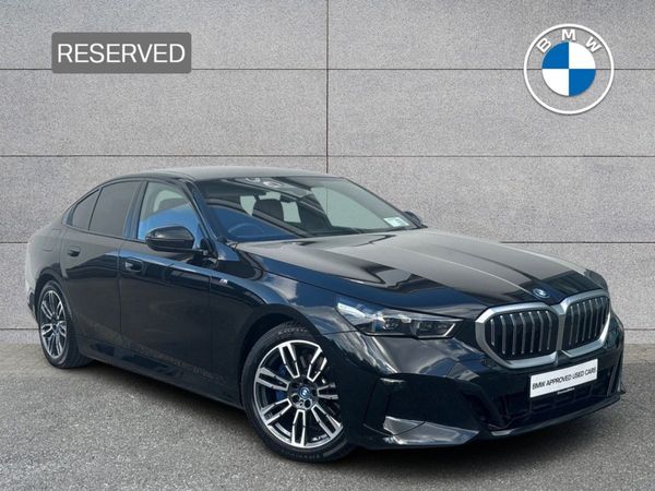 BMW 5-Series Saloon, Petrol Plug-in Hybrid, 2024, Black