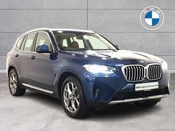 BMW X3 SUV, Petrol Plug-in Hybrid, 2022, Blue